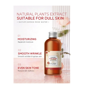 Hydrolat <span class=keywords><strong>de</strong></span> <span class=keywords><strong>rose</strong></span> <span class=keywords><strong>de</strong></span> Damas, <span class=keywords><strong>eau</strong></span> <span class=keywords><strong>de</strong></span> <span class=keywords><strong>rose</strong></span>, nourrissant la peau, améliore le teint terne, tonique hydratant et hydratant pour le visage, sérum pour le visage, soin <span class=keywords><strong>de</strong></span> la peau - Product Image 1