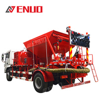 Machine de réparation de nids-de-poule sur route en asphalte montée sur camion ENUO avec moteur diesel et large zone de travail à vendre