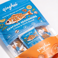 Sachet d'emballage personnalisé imprimé pour épices, pochette alimentaire en aluminium pour assaisonnements