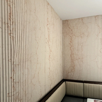 3D moderne argile matériel carrelage placage Faux intérieur pliable doux revêtement mural travertin artificiel Flexible pierre panneaux hôtels