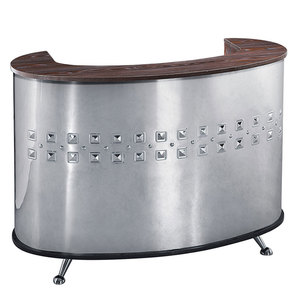 Dongpin Reception Desk 136x60x100 Cm Wood Material For Salon And Store <b>Checkout</b> <b>Counter</b> - Product Image 1