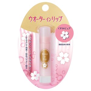 Fabriqué au Japon, baume à lèvres Rohto Water in Lip Kusumi à la fleur de cerisier pure, eau de source chaude, vente en gros - Product Image 1