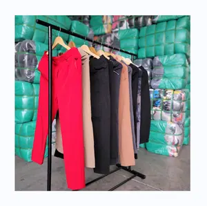 Factory Wholesales Used Casual Women Pants Second Hand Clothes Ladies Casual Pants For Selling Africa