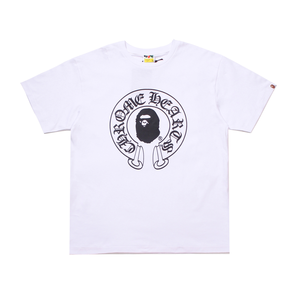 เสื้อยืด Bathing Ape ผู้ชาย สีดำขาว พิมพ์ลายโลโก้ เสื้อยืดแฟชั่นดีไซเนอร์ สตรีทแวร์ 2026 - Product Image 3