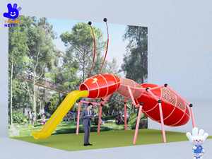 ตาข่ายเชือกแข็งแรงสีสันสดใส อุปกรณ์เล่นกลางแจ้งสำหรับโรงเรียนอนุบาล โรงเรียน แทรมโพลีน และสวนสาธารณะกีฬา - Product Image 5