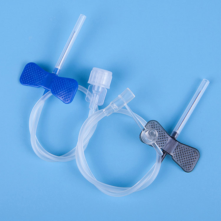 Suministros de infusión médica para uso hospitalario 20/21/22/23/24/25/26G Conjunto de aguja de mariposa estéril desechable para vena del cuero cabelludo