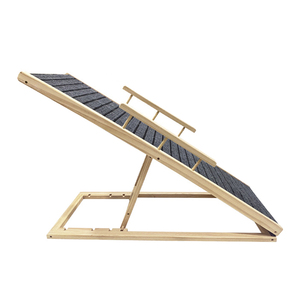Rampe d'<span class=keywords><strong>escalier</strong></span> <span class=keywords><strong>pour</strong></span> animaux de compagnie en bois massif écologique avec poignée antidérapante <span class=keywords><strong>pour</strong></span> chiens de petite, moyenne et grande taille, utilisation intérieure à la maison - Product Image 1