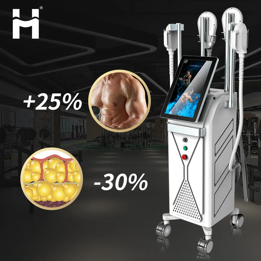 Shandong 13 Tesla Ems Slank Lichaam Beeldhouwen Brandwond Vet Neo Rf Elektronische Stimulatie Bouwen Spiervorm Gewichtsverlies Machine