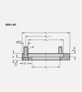 แหวนยึดแกนนำทางความแม่นยำสูงพร้อมปลอกสำหรับชิ้นส่วนชุดแม่พิมพ์ - Product Image 3