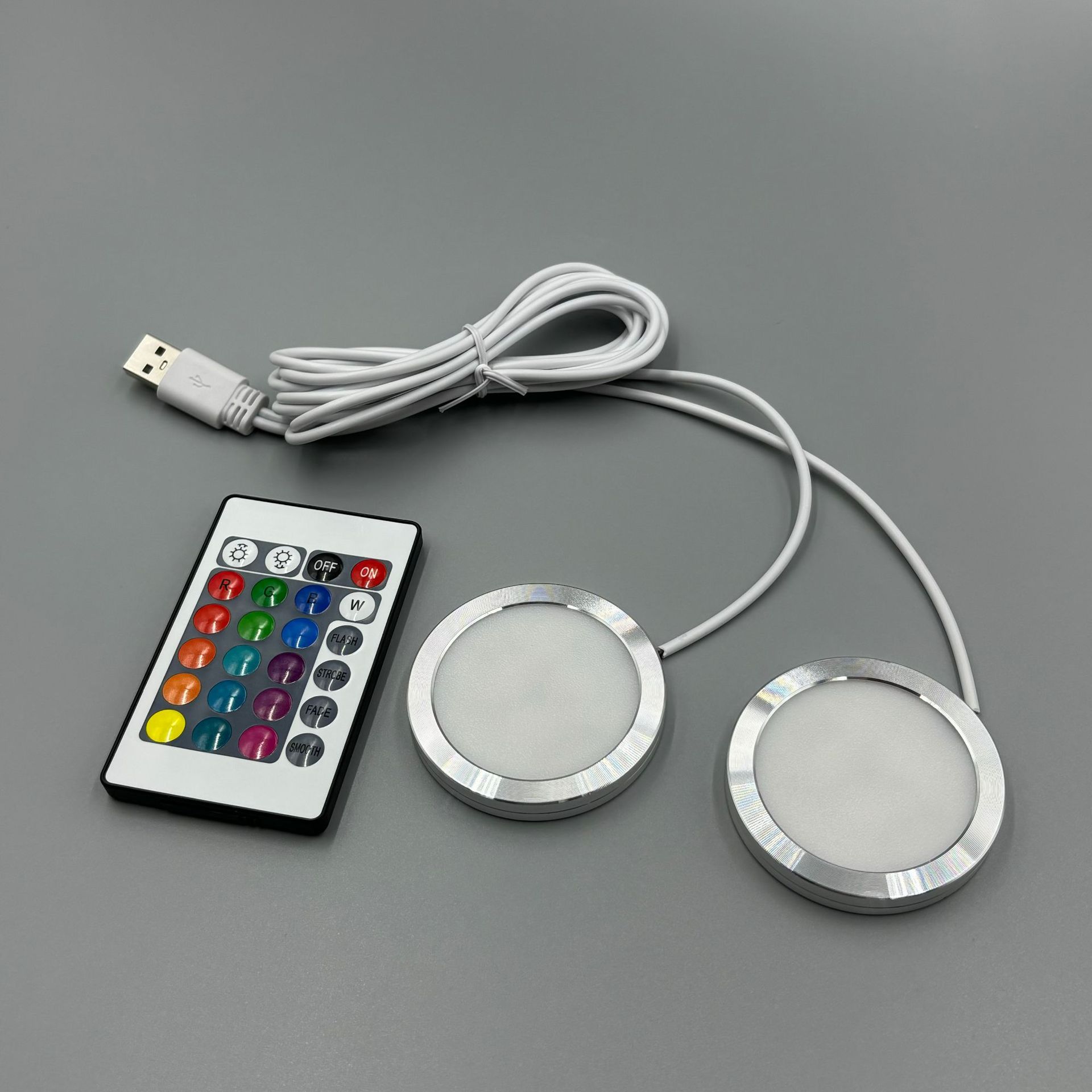 3 Вт DC 5 В RGB светодиодный USB-прожектор Современный мини-прожектор для ювелирного шкафа витрина Счетчик и потолочный пульт дистанционного управления переключатель