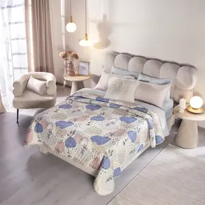 Edredón Ultraligero Novo, Individual, Diseño Abstracto Málaga, Ligero, de Poliéster y Algodón, para Uso Doméstico, para Todas las Temporadas, Estilo Moderno - Product Image 3