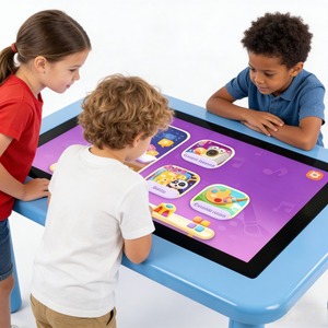 Tavolo Interattivo Android Impermeabile per Asili Nido, Design Sicuro, Tavolo da Gioco per 4 Giocatori - Product Image 1