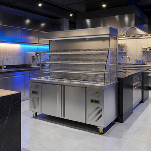 YINZHENG Vitrine Réfrigérée Malatang à Rideau Lumineux, Meuble Réfrigérateur pour la Conservation des Aliments, Équipement de Réfrigération, Meilleures Ventes - Product Image 2