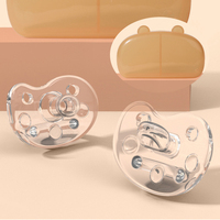 Tétine pour bébés, fabriquée en Chine, Binky orthodontique de forme naturelle