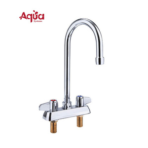 Grifo Mezclador Contemporáneo de Doble Orificio y Doble Temperatura para Cocina/Baño, Grifo Clásico de Agua Fría y Caliente para Hoteles, Hogares y Comercios - Product Image 1