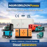 Alternateur industriel sans balais 20 kVA, tête de générateur 16 kW à roulement simple