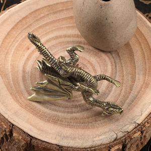 Fabrik Großhandel Kriegskunst-Statue Messing-Drachen-Ornamente magische Drachen-Dekorationen - Product Image 4