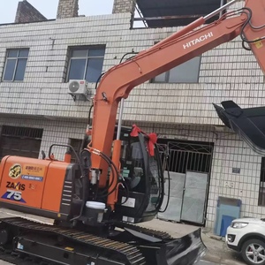 Excavatrice hydraulique Hitachi ZX75 2022 d'occasion de 7 tonnes avec pompe PLC et moteur à engrenages, rapport et inspection vidéo fournis - Product Image 6