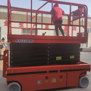 Plataforma Elevadora de Tijera Hidráulica Autopropulsada Haolong HL-SJJ-10M con Mesa de 2100x1100 mm para Empresas de Publicidad - Product Image 6