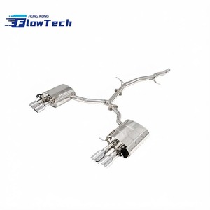 ระบบท่อไอเสียแคทแบ็กสแตนเลสแบบมีวาล์วสำหรับ Audi A4 A5 B9 Performance - Product Image 1
