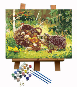 Diy <strong>Oil</strong> <strong>Painting</strong> by Number Kit Adult <strong>Painting</strong> by Numbers Canvas Drawing With Brushes