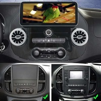 Autoradio Android 15 12,3 pouces 2DIN pour Mercedes Benz Vito 116 2016 Récepteur Stéréo GPS Navigation DSP Lecteur Vidéo Carplay 128 Go