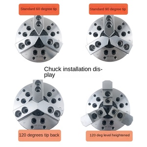 Mandrin hydraulique à trois griffes avec griffe souple à pression d'huile 220v 6 \ "8 \" 10 \ "12 \" composants de base pompe à moteur - Product Image 4