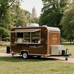 Vente chaude 2025, chariot de restauration, chariot de vente ambulante de hot-dogs, de glaces, cuisine mobile, camion de nourriture, remorque - Product Image 3