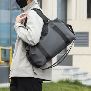 Bolsa de Viaje PLAYMAX Personalizada, Nueva, Ligera, de Nailon, 20-35L, Gran Capacidad, Impermeable, con Cierre, Plegable, Ecológica, para Hombres y Mujeres, Yoga, Gimnasio - Product Image 3