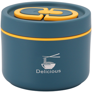 Commercio all'ingrosso in acciaio inox isolato Thermos sottovuoto Lunch Box trasportino cibo Heatable caratteristica coperchio in plastica per la conservazione degli alimenti campeggio - Product Image 2