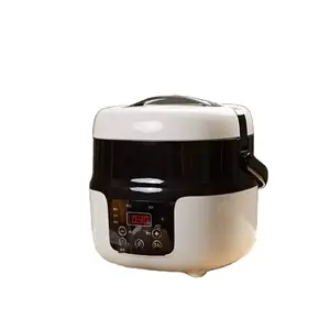 Yd0906 Nồi cơm 2024 mới 2 LB 1.8L có tay cầm Nồi cơm điện 6 cốc 2L màu vàng Nồi cơm điện màu đỏ phủ chống dính