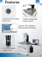 Instrumento de Medición de Imágenes CNC de Alta Precisión Estándar ISO, Serie VMS con 1 Año de Garantía para Inspección de Piezas de Producción en Masa