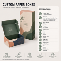 Boîte d'emballage en papier personnalisée avec logo OEM, boîte à tiroir, boîte d'expédition, fabricant d'emballages cadeaux