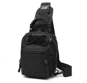 Bolso Táctico Deportivo Cruzado para Hombre DFCB01, Impermeable, de Nailon, con Corte Láser y Sistema Molle - Product Image 5