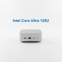Mini PC Baru 12 Core Intel Core Ultra 125U 16GB LPDDR4 512GB SSD Windows 11 Pro Desktop Ringkas Garansi 3 Tahun