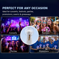 Ventilatore LED Programmabile con Messaggi, Strumento Promozionale per Piccole Imprese, Pronto per la Spedizione, per Discoteche, Bar, DJ, Rave, Disco
