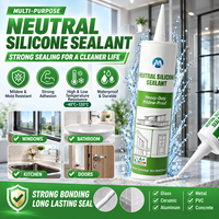 Mélange de mastic silicone neutre à forte adhérence, bonne résistance aux intempéries pour l'étanchéité des enveloppes de bâtiments et l'assemblage de travaux en bois