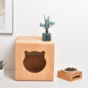 Groothandel Houten Dierenhuis Voor Katten En Honden Teddyhond Huis Kat Kasteel - Product Image 1