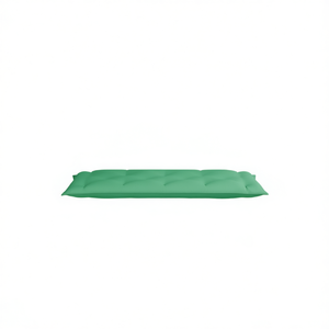Coussin de banc de jardin extérieur vert 59,1x19,7x2,8 pouces en tissu Oxford matelassé résistant à l'eau rectangulaire toutes saisons - Product Image 1