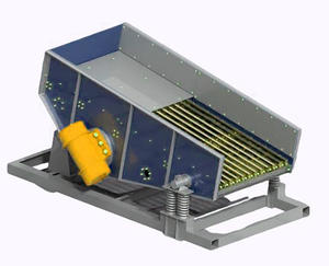 Machine d'alimentation vibrante pour l'exploitation minière, robuste, installation de concassage de pierres à vibration électrique, alimentation en sable, agrégats, minerai, personnalisable - Product Image 4