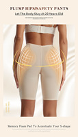 Nuevo diseño trasero femenino Colombianas-acolchado Hip Enhancer Shapewear Con Relleno Pompis acolchado señoras con almohadillas