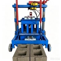 Petite machine à fabriquer des briques inclinées, équipement de moulage de briques manuel portable