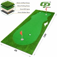Mini tapis de golf extérieur Collection tapis d'herbe verte artificielle pour les aides à l'entraînement de golf à la maison