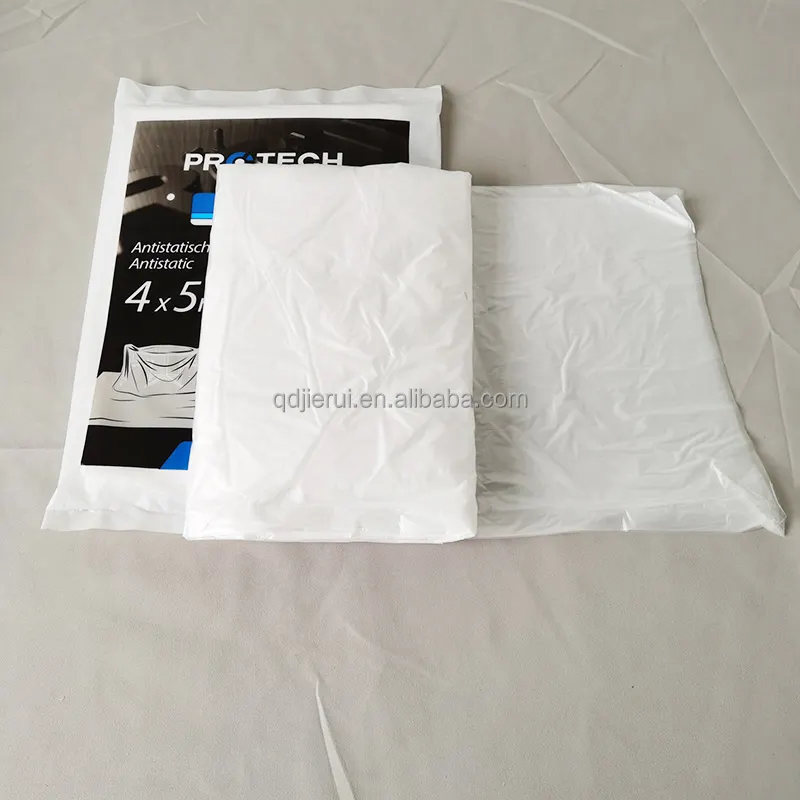 Qingdao supplier Manufacture masking film products plastic drop cloth dust sheet for painting