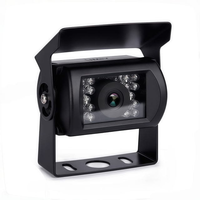 170 Degree Wide Angle Backup Camera IP68 Waterproof 18 LEDs Night Vision Reverse Safety Rear View Monitor for Bus Truck Van