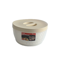 Boîte de conservation alimentaire en plastique PP avec couvercle et plateau de drainage, empilable, compatible réfrigérateur, pour cuisine, camping et pique-nique