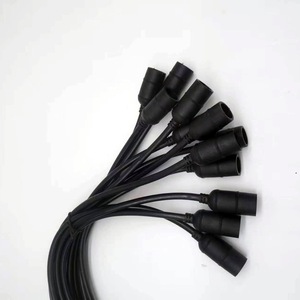 Base de lámpara E14 con cable, 10A, 250V, tipo tornillo de plástico, uso interior, práctico soporte para bombillas, accesorios de iluminación decorativos - Product Image 3