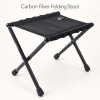 Tabouret pliable en fibre de carbone Areffa - Mobilier d'extérieur léger et portable pour le camping et la pêche, design minimaliste