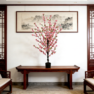 Árbol de Melocotón Artificial de Seda Duradero al por Mayor, 160-200cm, Set de Varias Piezas para Festivales, Bodas y Paisajismo del Hogar - Product Image 6