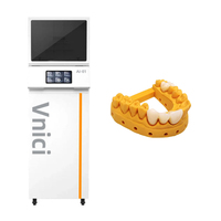 Impresora 3D Dental AI-01 3 en 1, Modelo de Impresión 3D con Resina LCD DLP, Impresora 3D Dental de Gran Tamaño